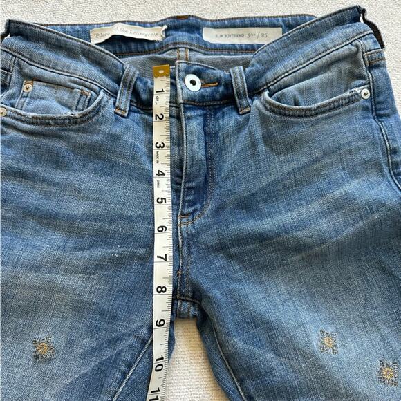 Anthropologie Pilcro High-Rise Relaxed Straight Jeans Sz 25 - Picture 8 of 13